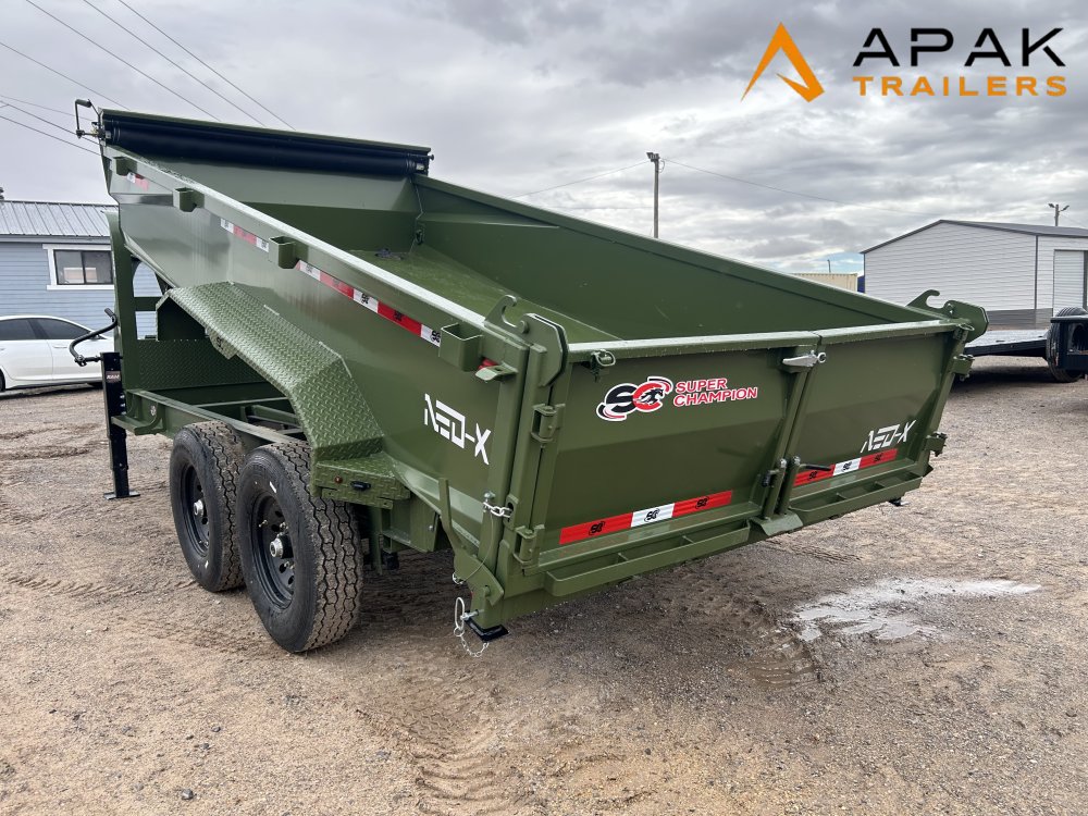 2025 Super Champion 7x14 14k Gooseneck Dump Trailer
