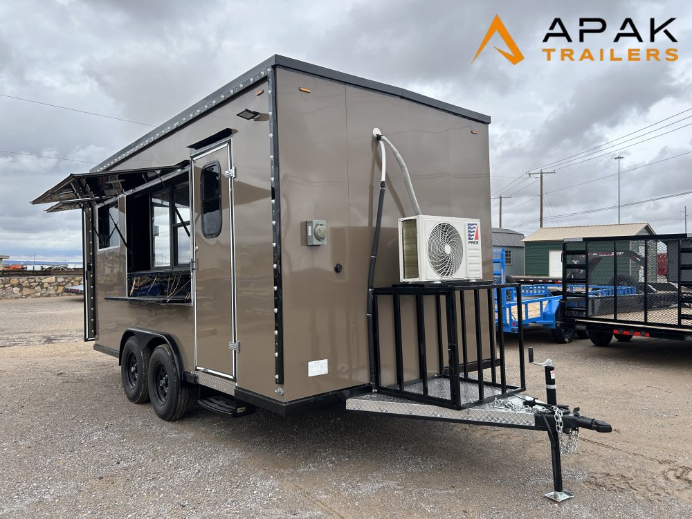 2026 Apak Trailers 8x16 7k Concession Trailer