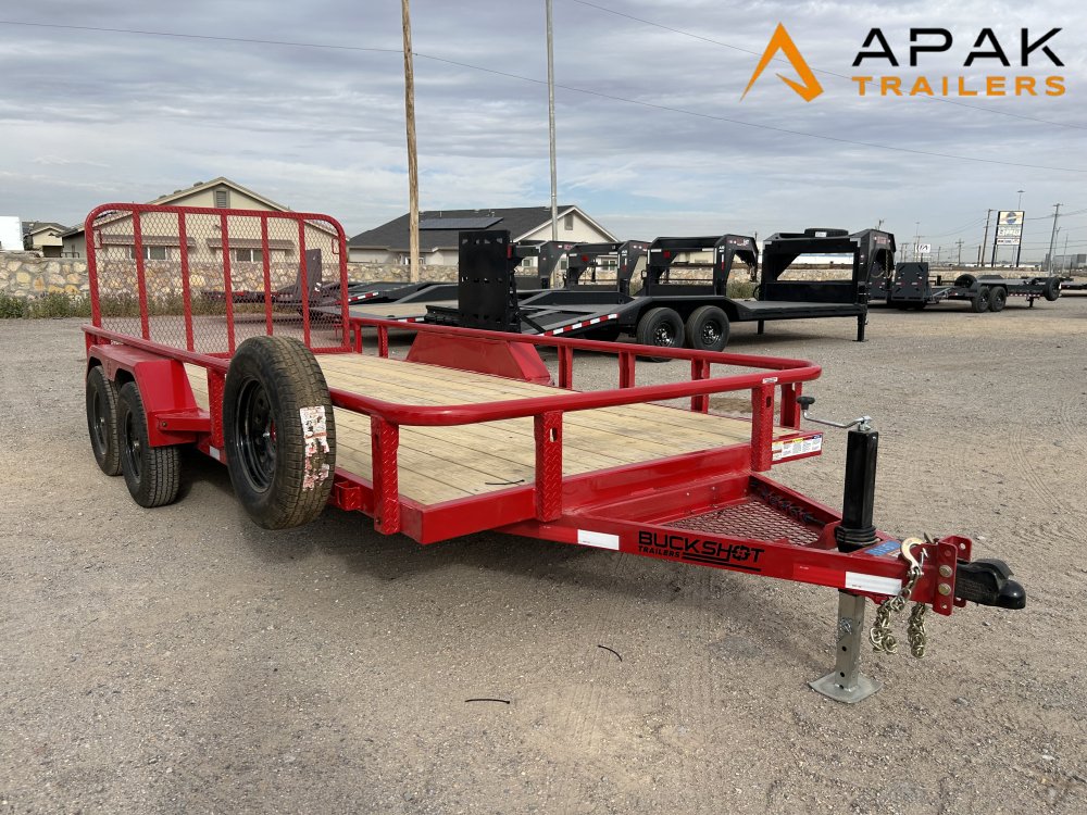 2026 Buckshot 7x16 7k Utility Trailer