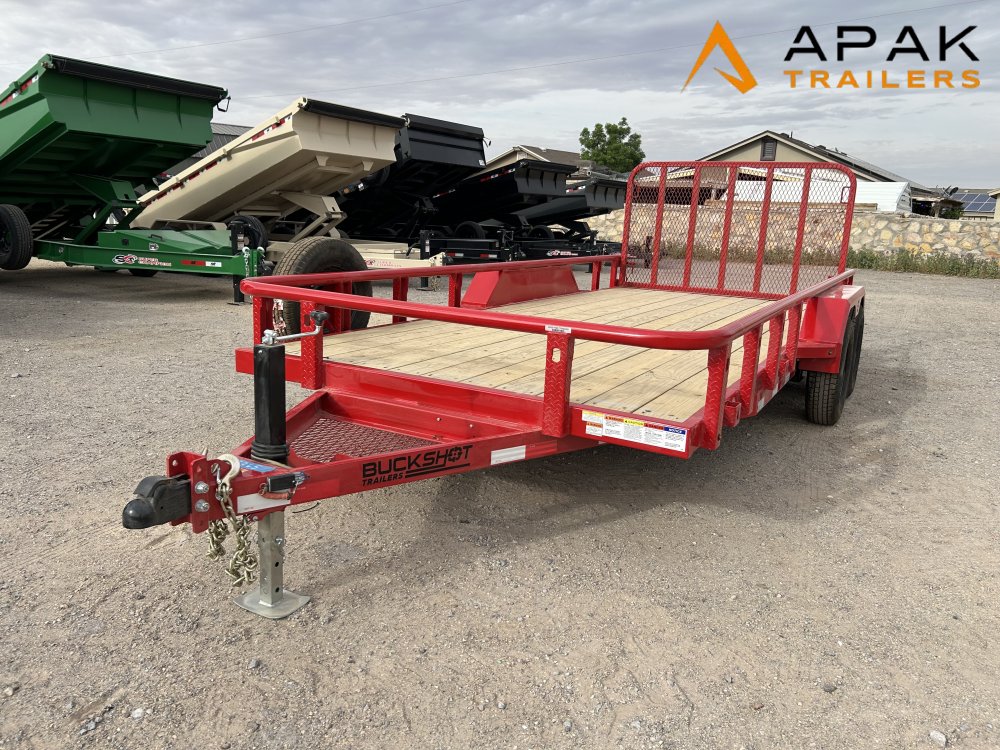 2026 Buckshot 7x16 7k Utility Trailer