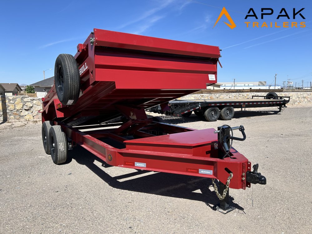 2026 Iron Bull DWB 7x14 14k Dump Trailer