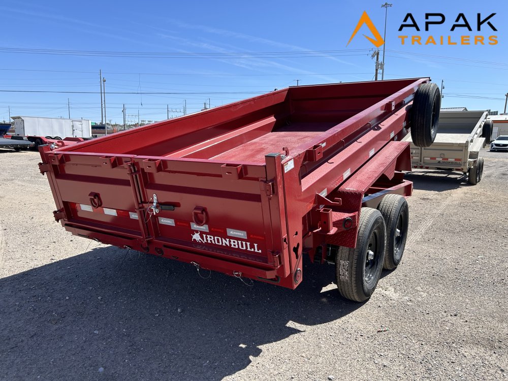2026 Iron Bull DWB 7x14 14k Dump Trailer