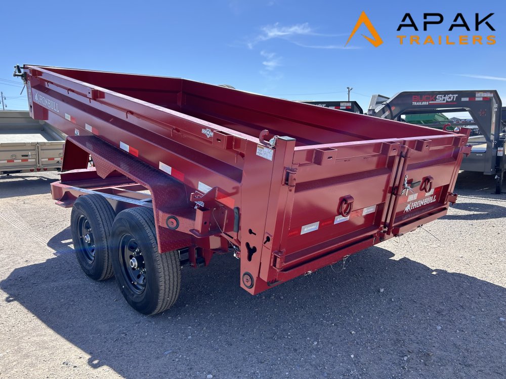 2026 Iron Bull DWB 7x14 14k Dump Trailer