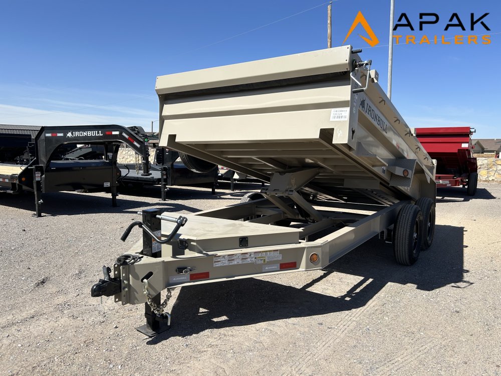 2026 Iron Bull DWB 7x14 14k Dump Trailer