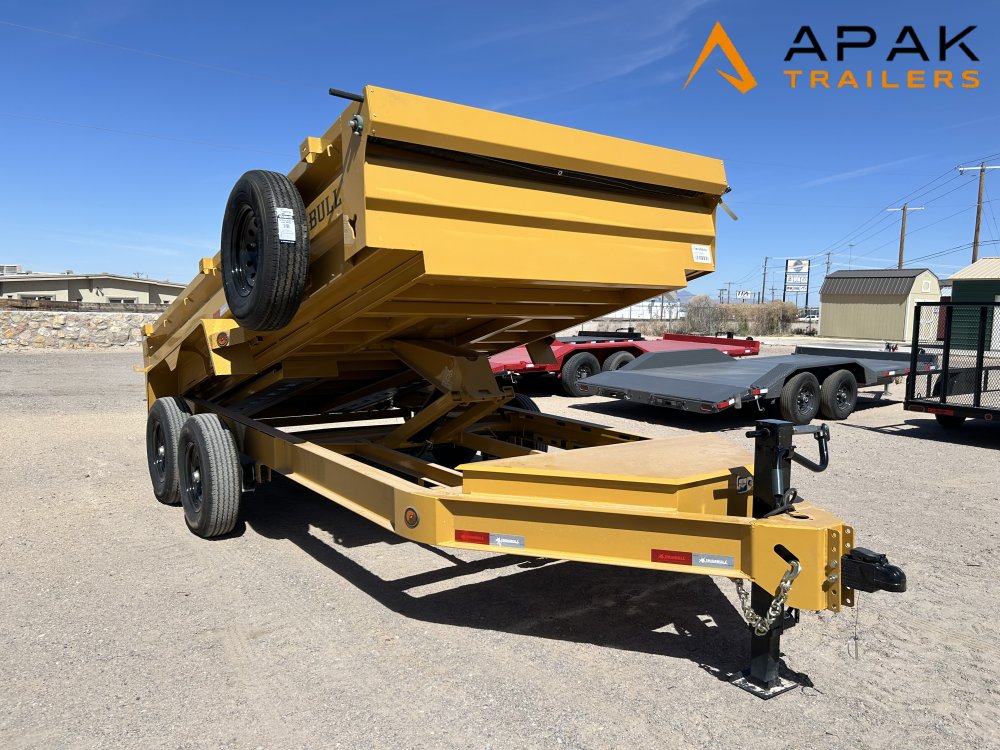 2026 Iron Bull DWB 7x14 14k Dump Trailer