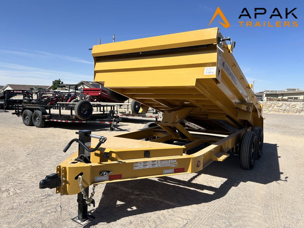 2026 Iron Bull DWB 7x14 14k Dump Trailer
