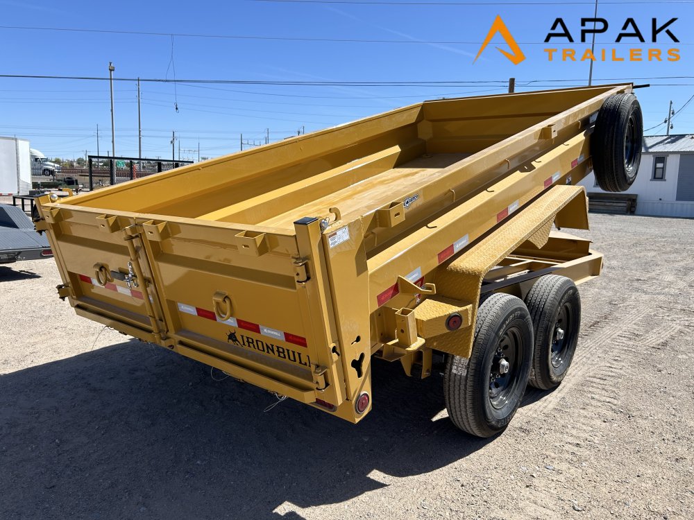 2026 Iron Bull DWB 7x14 14k Dump Trailer
