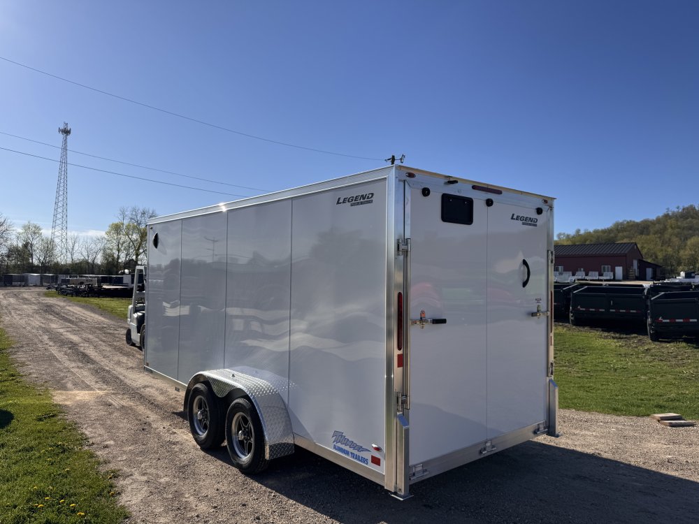 2025 Legend Trailers 7X16 Aluminum Thunder Cargo / Enclosed Trailer