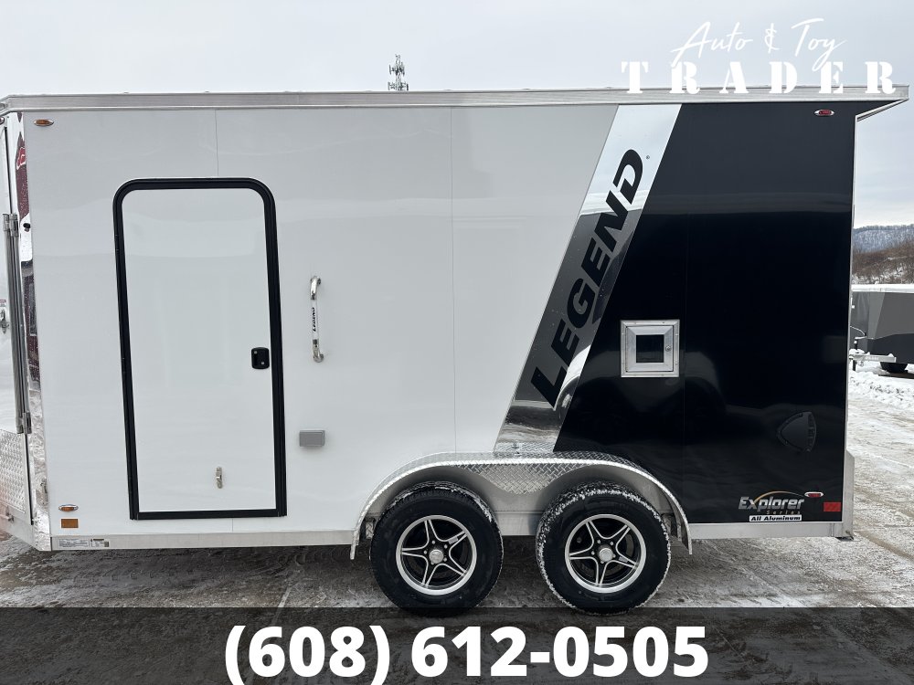 2026 Legend 7.5X19 Aluminum Explorer Snowmobile Trailer