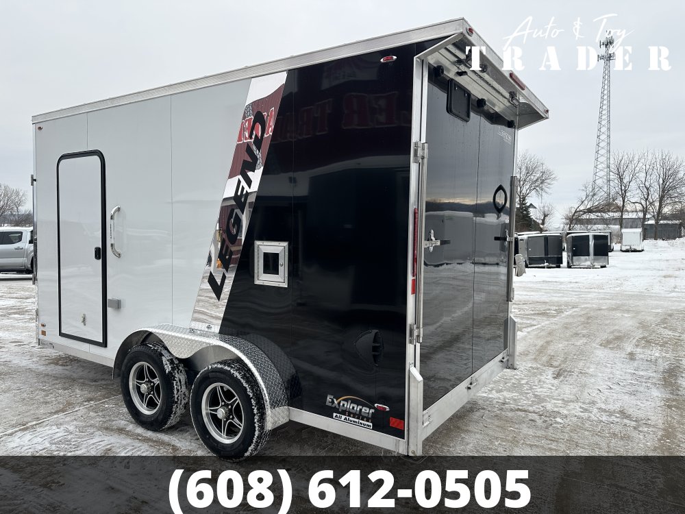 2026 Legend 7.5X19 Aluminum Explorer Snowmobile Trailer