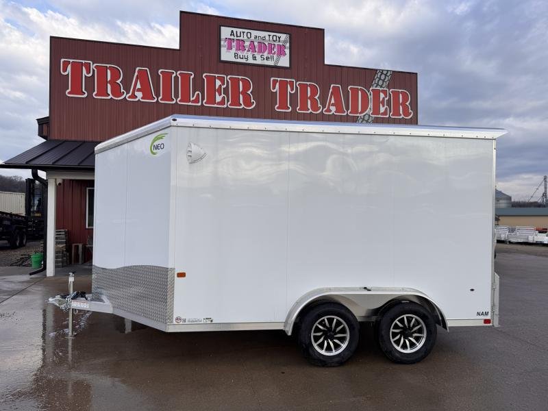 2025 NEO Trailers 7.5X12 Aluminum NAMR Cargo / Enclosed Trailer