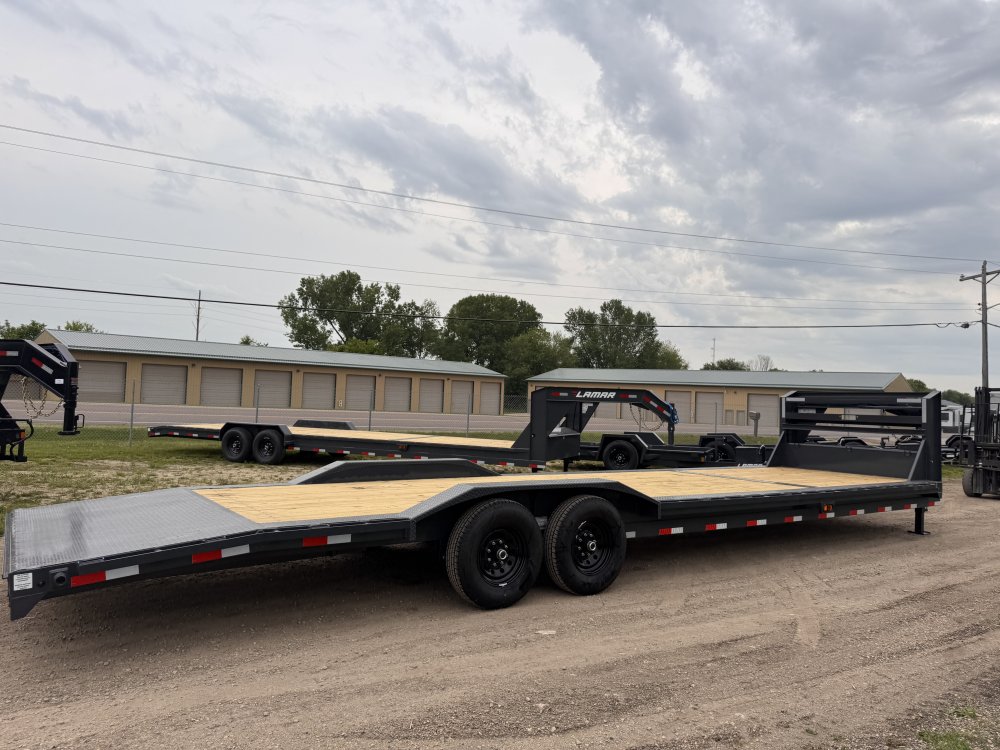 2025 Lamar Trailers 102X32 Gooseneck Car Hauler Trailer