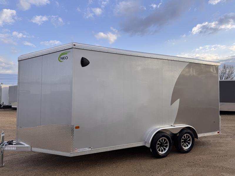 2025 NEO Trailers 7.5X16 Aluminum NAMR Cargo / Enclosed Trailer