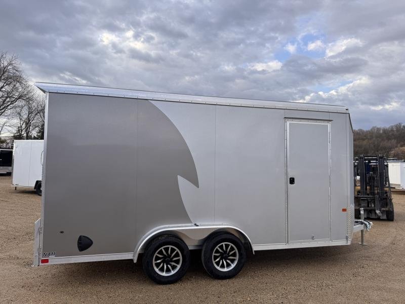 2025 NEO Trailers 7.5X16 Aluminum NAMR Cargo / Enclosed Trailer