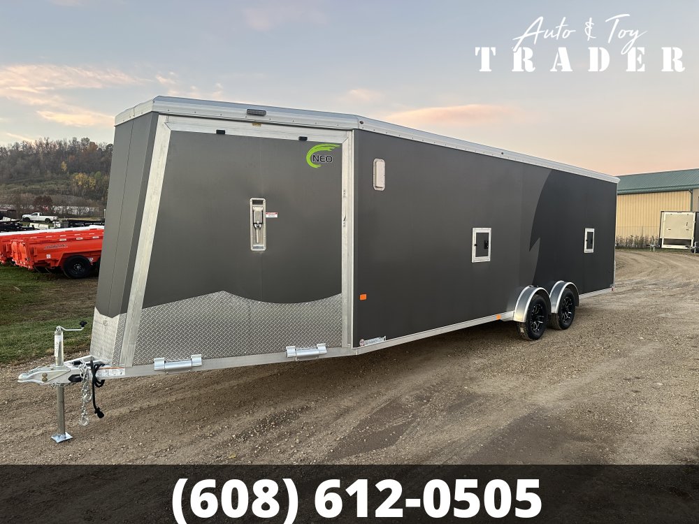 2026 NEO Trailers 7.5X29 Aluminum NASX Snowmobile Trailer