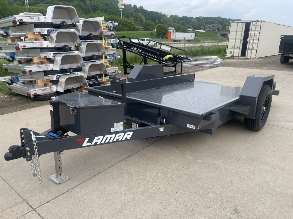 2025 Lamar 79X12 Scissor Hauler Tilt Equipment Trailer
