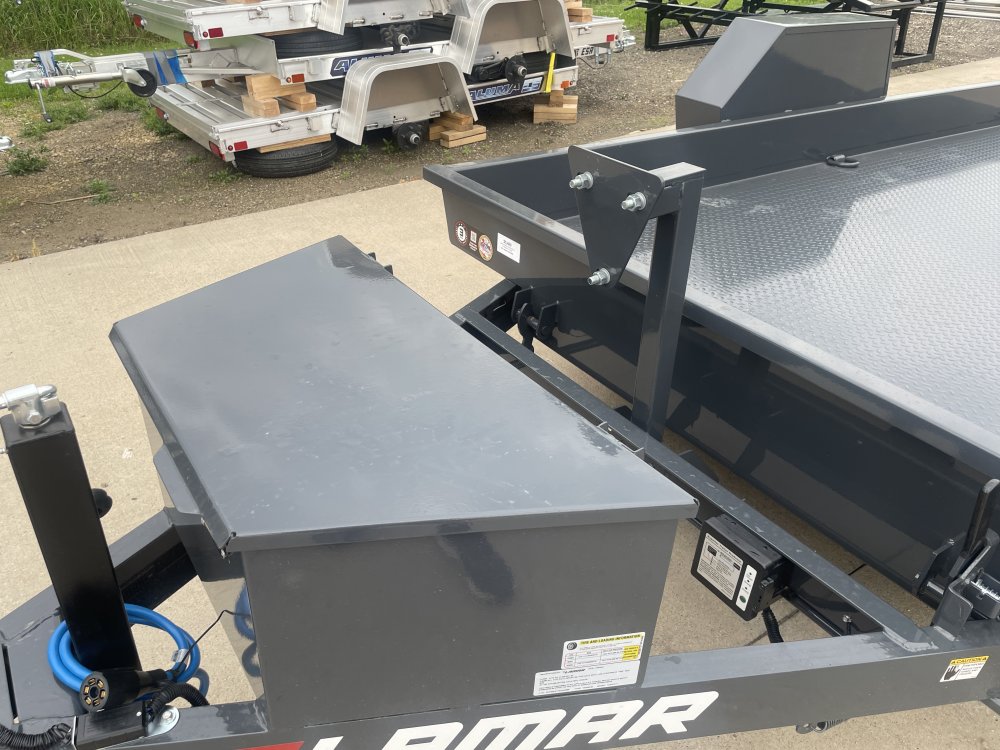 2025 Lamar 79X12 Scissor Hauler Tilt Equipment Trailer