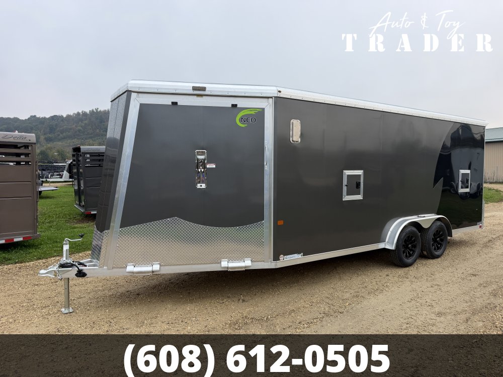 2027 NEO Trailers 7.5X23 Aluminum NASX Snowmobile Trailer