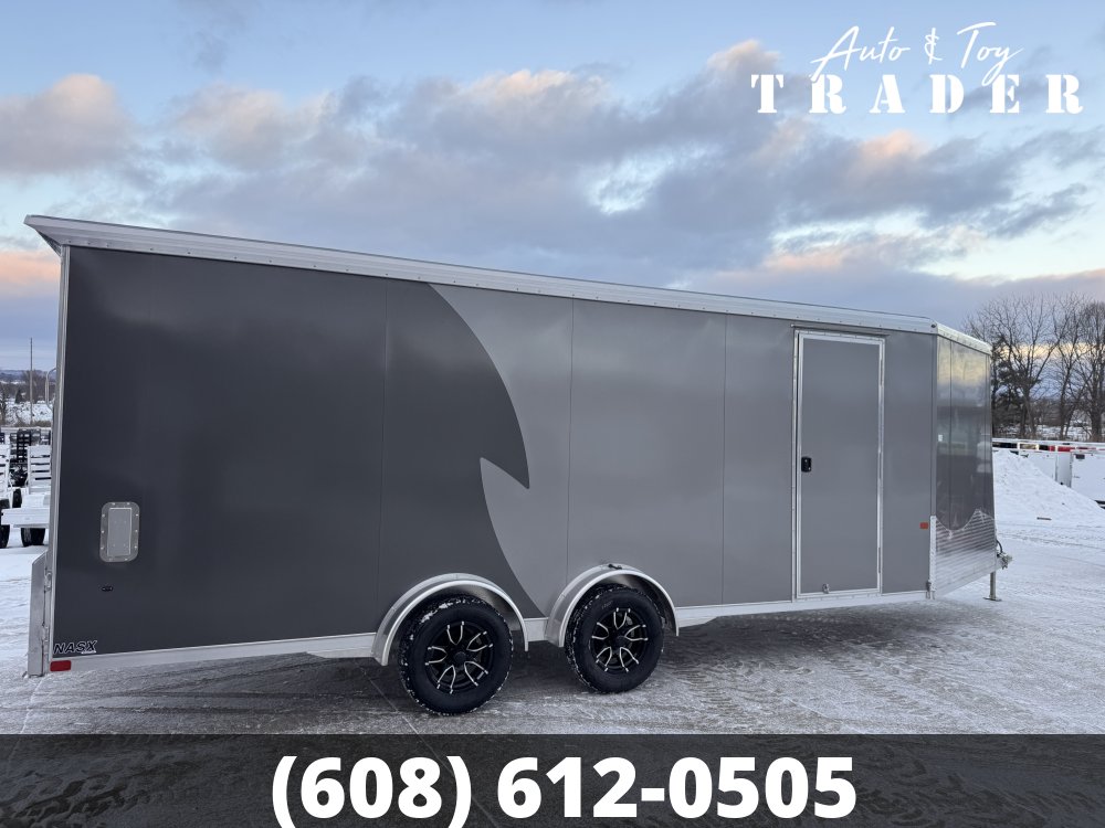 2026 NEO Trailers 7.5X25 Aluminum NASX Snowmobile Trailer