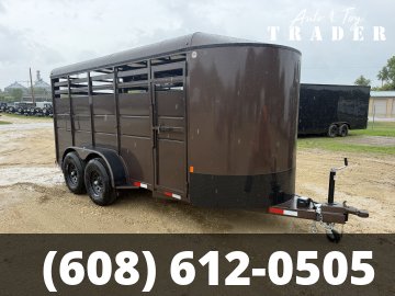2026 Delta Manufacturing 6X16 Stock Trailer