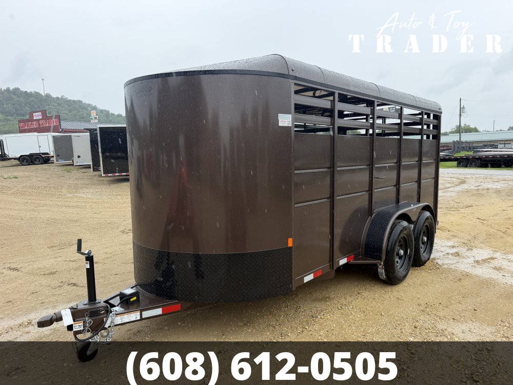 2026 Delta Manufacturing 6X16 Stock Trailer