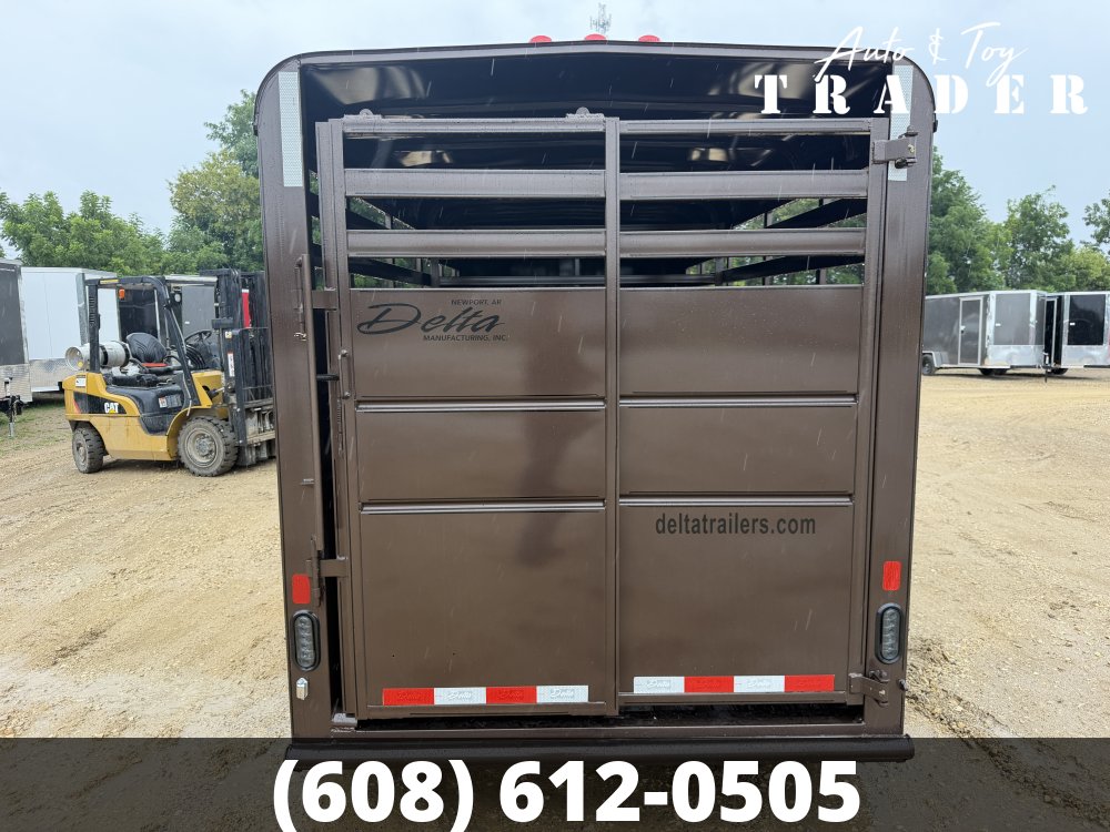 2026 Delta Manufacturing 6X16 Stock Trailer