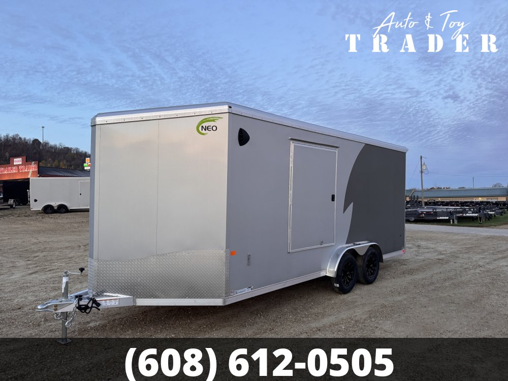 2027 NEO Trailers 7.5X18 Aluminum NAMR Cargo / Enclosed Trailer
