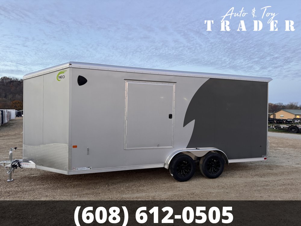 2027 NEO Trailers 7.5X18 Aluminum NAMR Cargo / Enclosed Trailer
