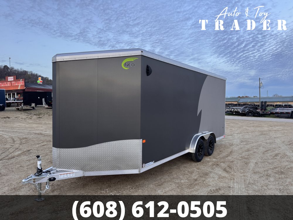 2027 NEO Trailers 7.5X18 Aluminum NAMR Cargo / Enclosed Trailer