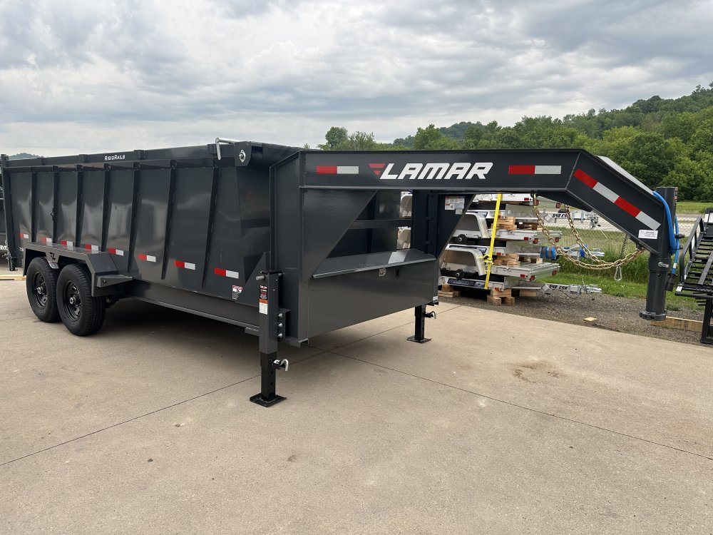 2025 Lamar Trailers 83X16 Gooseneck Dump Trailer