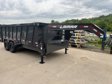 2025 Lamar Trailers 83X16 Gooseneck Dump Trailer