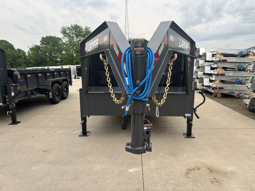 2025 Lamar Trailers 83X16 Gooseneck Dump Trailer
