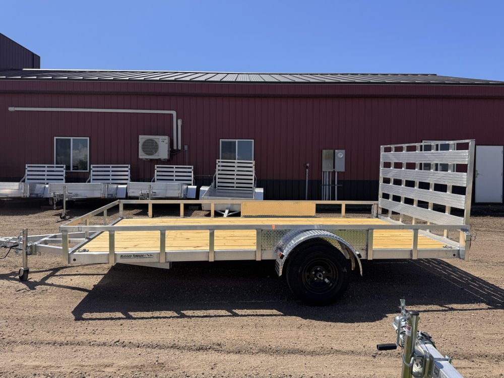 2026 Rugged Terrain 7X14 Aluminum Utility Trailer