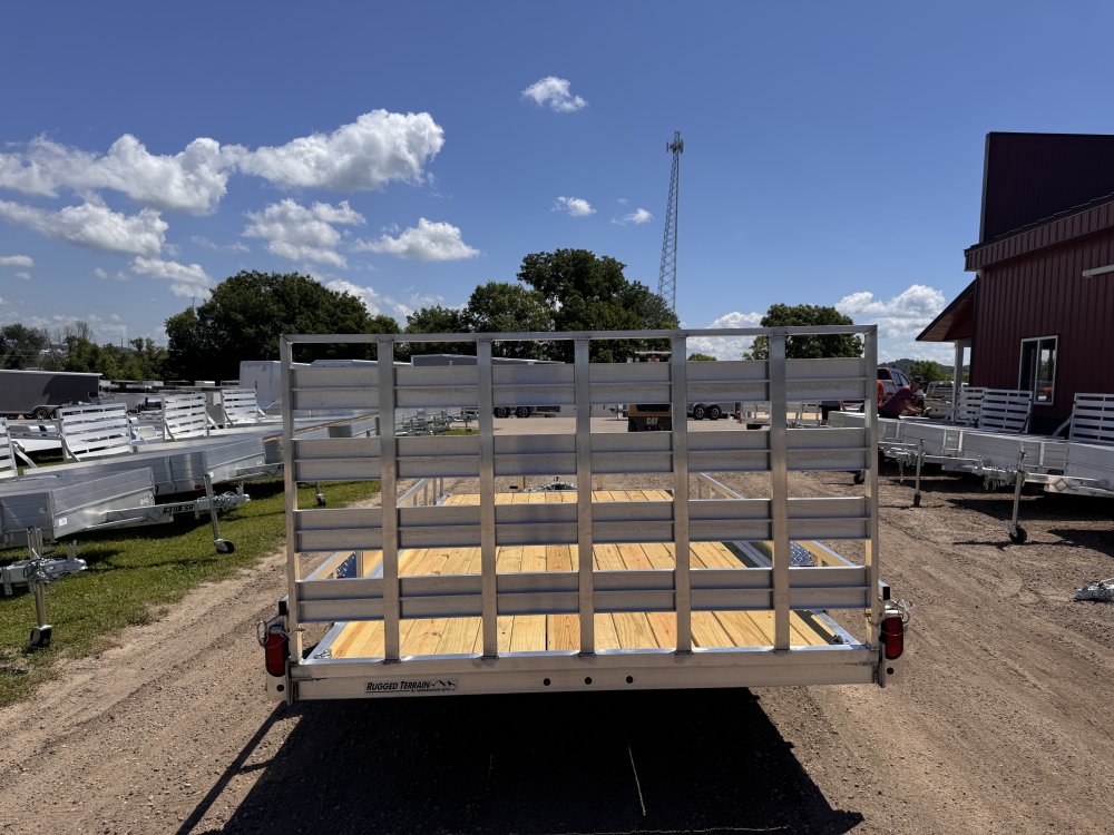 2026 Rugged Terrain 7X14 Aluminum Utility Trailer