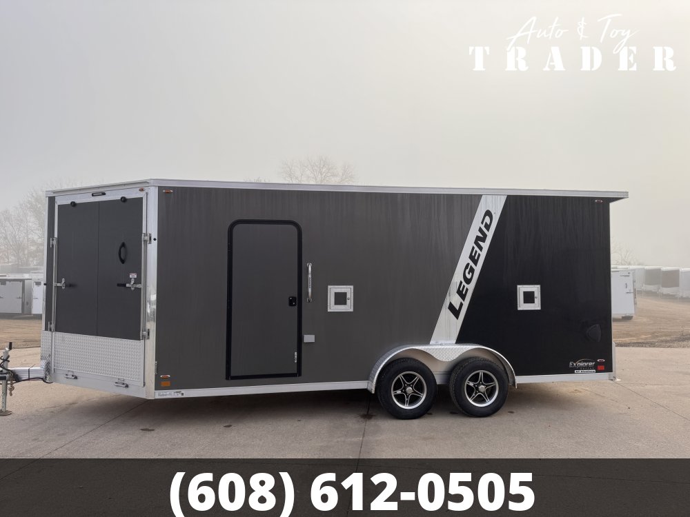 2026 Legend 7.5X23 Aluminum Explorer Snowmobile Trailer