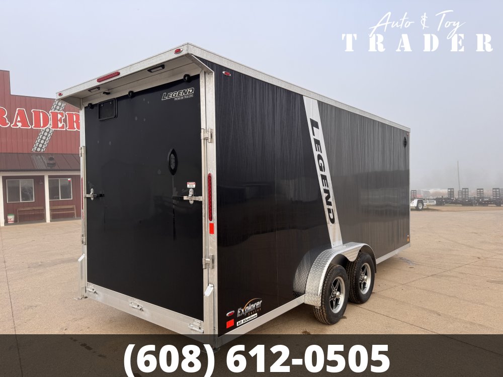 2026 Legend 7.5X23 Aluminum Explorer Snowmobile Trailer