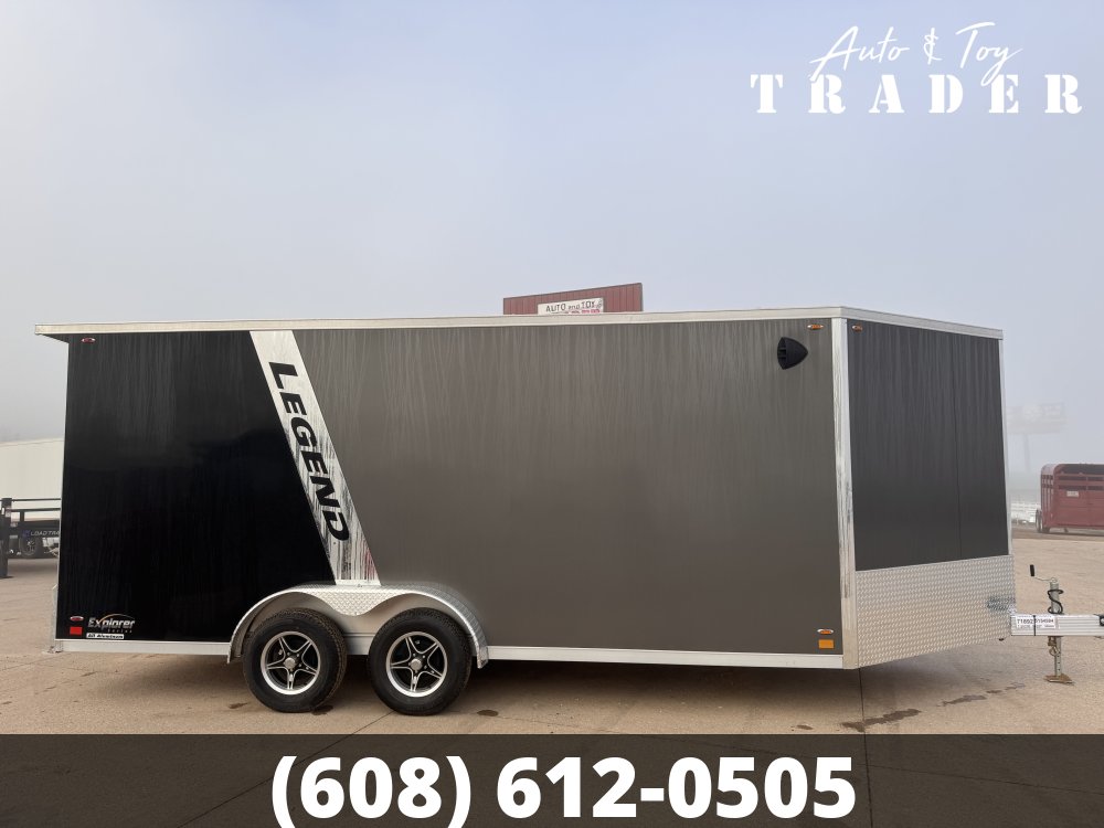 2026 Legend 7.5X23 Aluminum Explorer Snowmobile Trailer