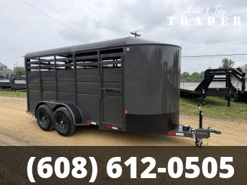 2026 Delta Manufacturing 6X16 Stock Trailer