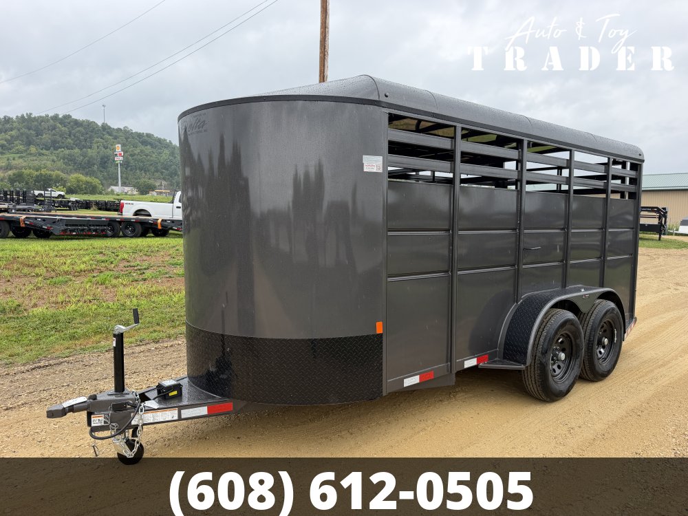 2026 Delta Manufacturing 6X16 Stock Trailer