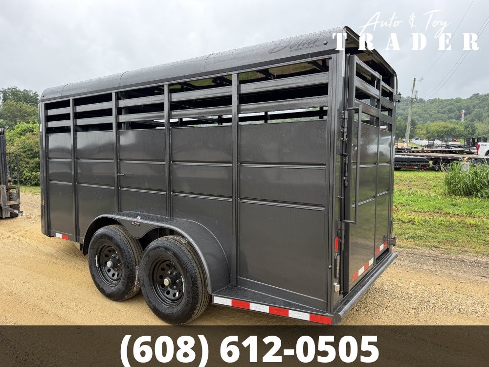 2026 Delta Manufacturing 6X16 Stock Trailer