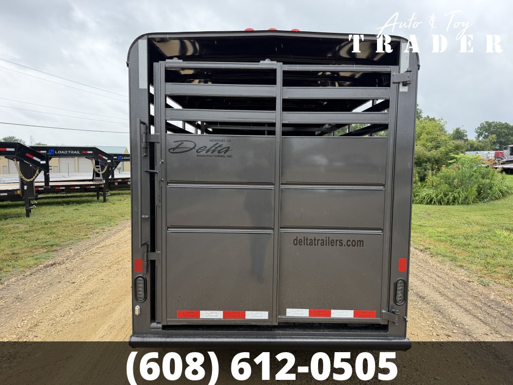 2026 Delta Manufacturing 6X16 Stock Trailer
