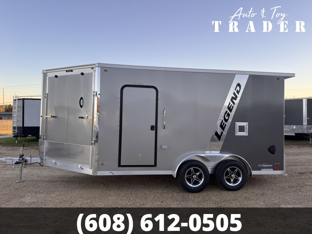 2027 Legend 7.5X19 Aluminum Explorer Snowmobile Trailer