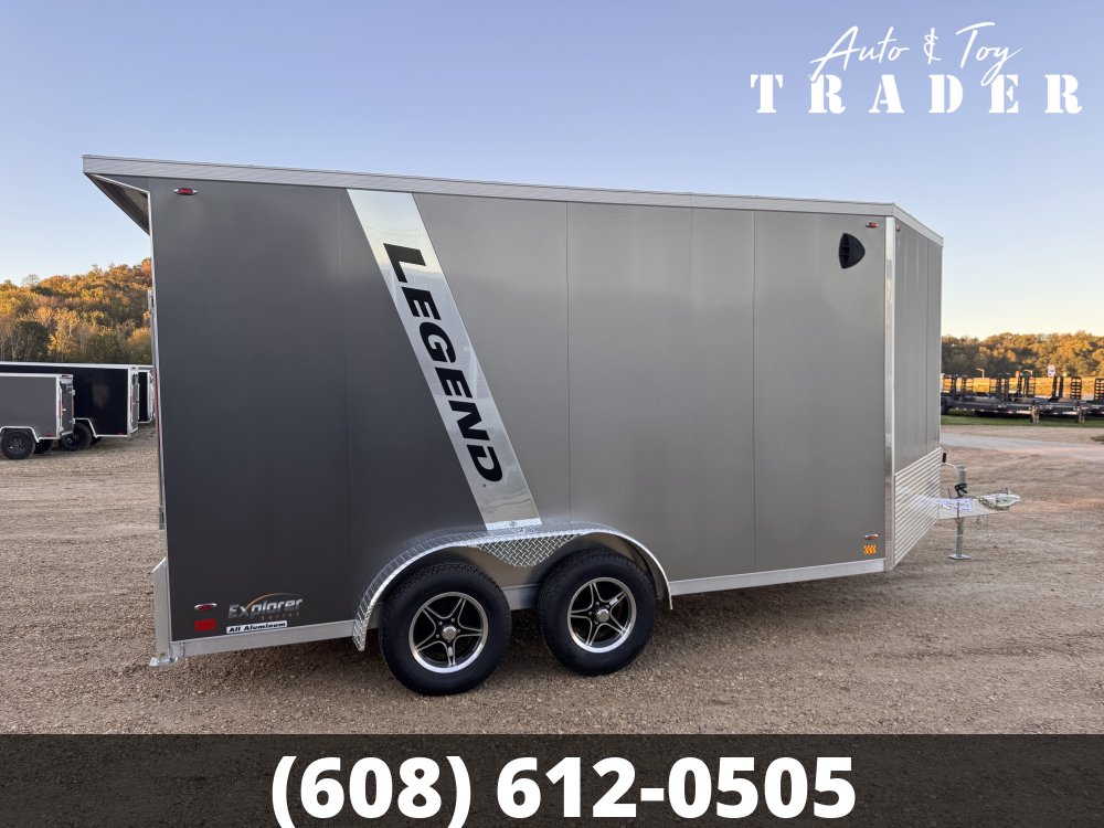 2027 Legend 7.5X19 Aluminum Explorer Snowmobile Trailer