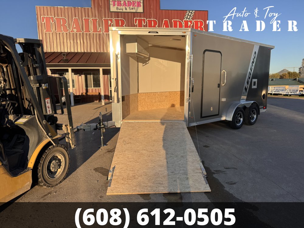 2027 Legend 7.5X19 Aluminum Explorer Snowmobile Trailer