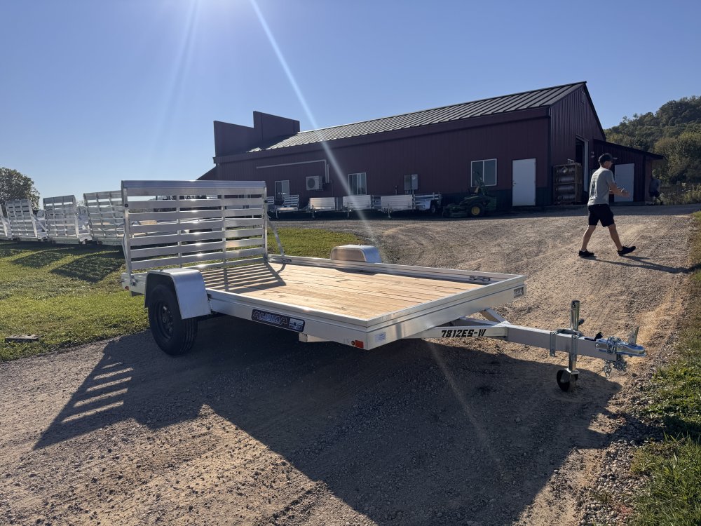 2026 Aluma 7812ESW-S-TG Aluminum Utility Trailer