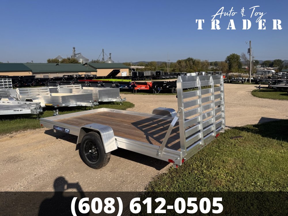 2026 Aluma 7812ESW-S-TG Aluminum Utility Trailer