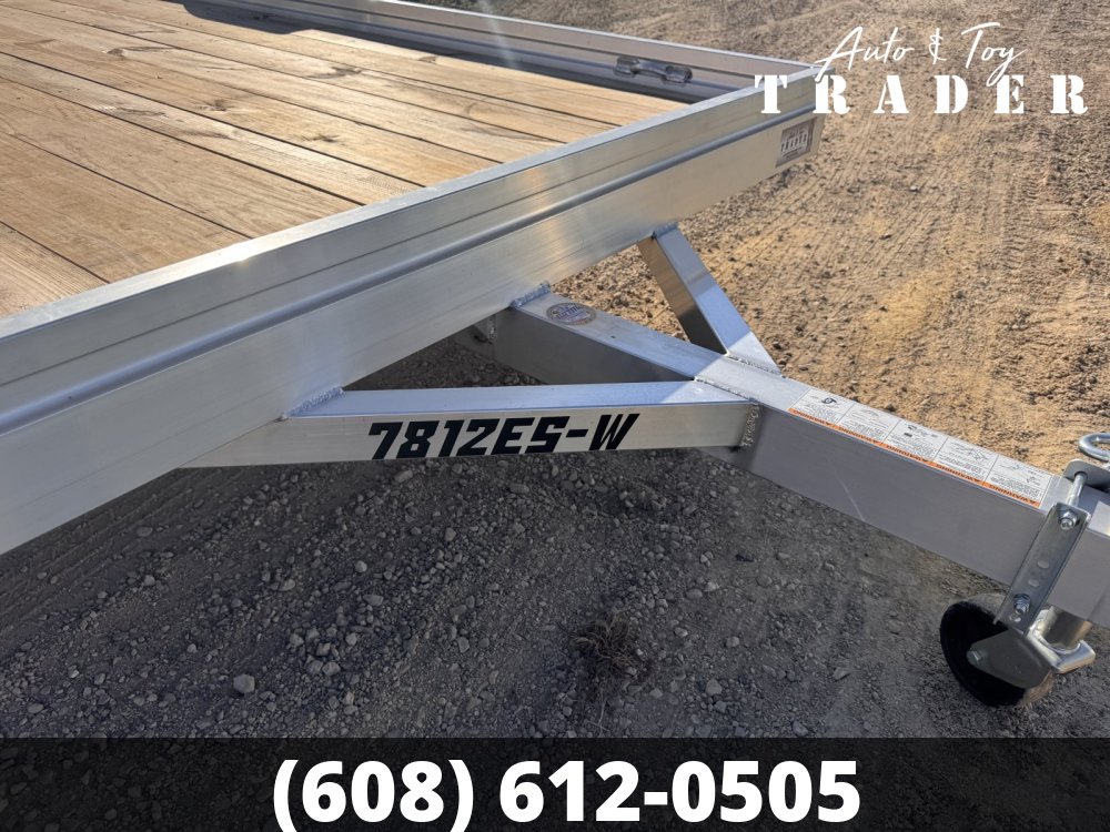 2026 Aluma 7812ESW-S-TG Aluminum Utility Trailer