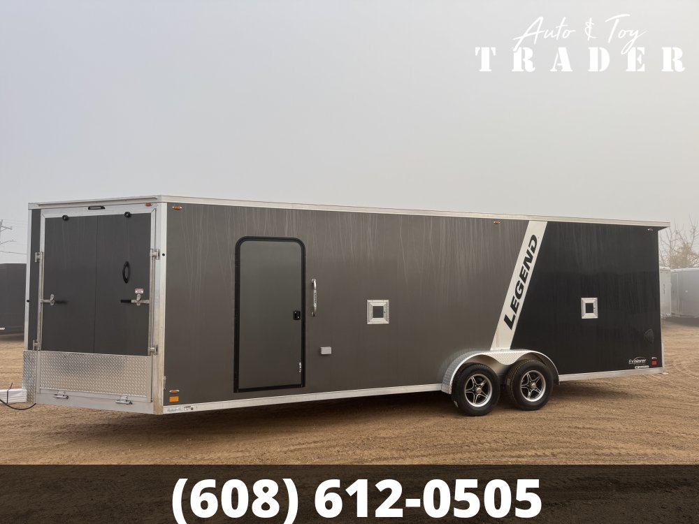 2026 Legend 7.5X29 Aluminum Explorer Snowmobile Trailer