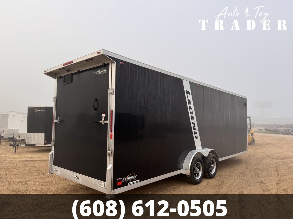 2026 Legend 7.5X29 Aluminum Explorer Snowmobile Trailer