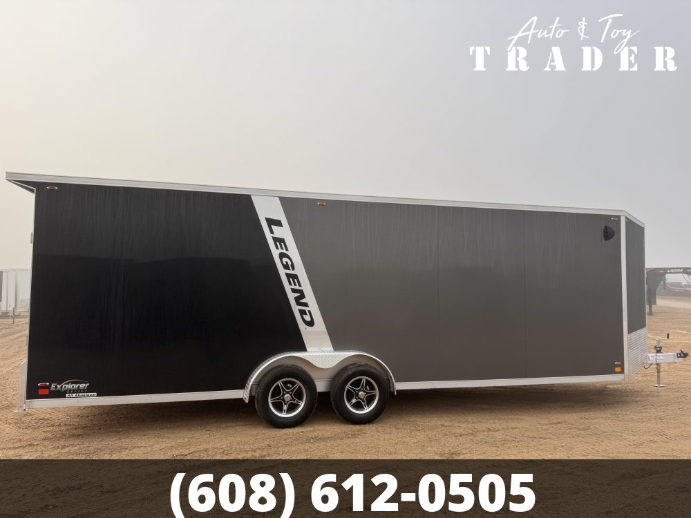 2026 Legend 7.5X29 Aluminum Explorer Snowmobile Trailer